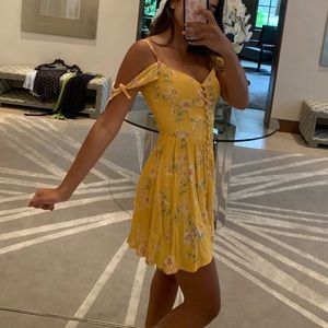 FLYNN SKYE YELLOW SUN DRESS